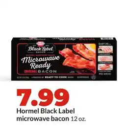 Hy-Vee Hormel Black Label microwave bacon offer