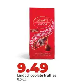 Hy-Vee Lindt chocolate truffles offer