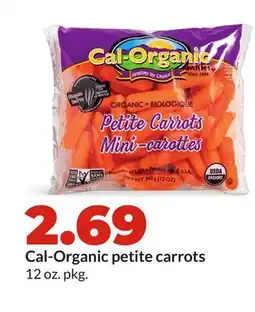 Hy-Vee Cal-Organic petite carrots offer
