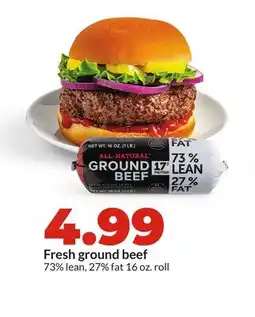 Hy-Vee Fresh ground beef offer