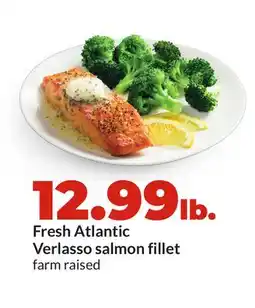 Hy-Vee Fresh Atlantic Verlasso salmon fillet offer