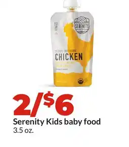 Hy-Vee Serenity Kids baby food offer