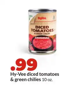 Hy-Vee Hy-Vee diced tomatoes & green chilies offer