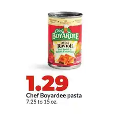 Hy-Vee Chef Boyardee pasta offer
