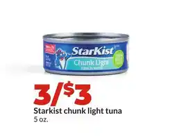 Hy-Vee Starkist chunk light tuna offer