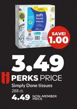 Hy-Vee Simply Done tissues offer