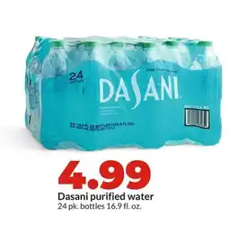 Hy-Vee Dasani purified water offer
