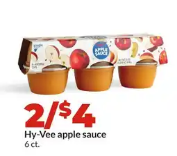 Hy-Vee Hy-Vee apple sauce offer