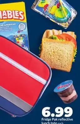 Hy-Vee Fridge Pak reflective lunch tote offer