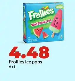 Hy-Vee Frollies ice pops offer