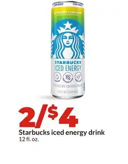 Hy-Vee Starbucks iced energy drink offer