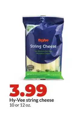 Hy-Vee Hy-Vee string cheese offer