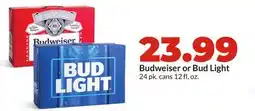 Hy-Vee Budweiser or Bud Light offer