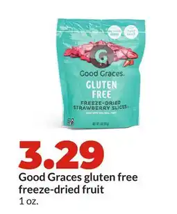 Hy-Vee Good Graces gluten free freeze-dried fruit offer