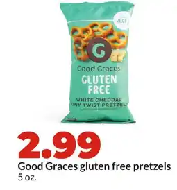 Hy-Vee Good Graces gluten free pretzels offer