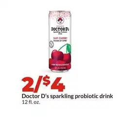 Hy-Vee Doctor D's sparkling probiotic drink offer