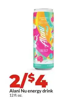 Hy-Vee Alani Nu energy drink offer