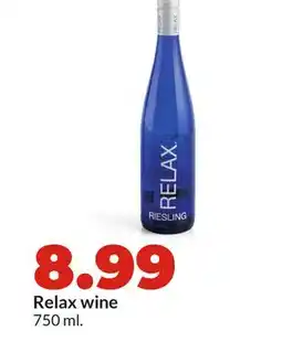 Hy-Vee Relax wine offer