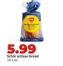 Hy-Vee Schär artisan bread offer