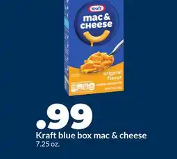 Hy-Vee Kraft blue box mac & cheese offer