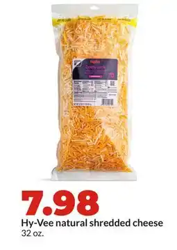 Hy-Vee Hy-Vee natural shredded cheese offer