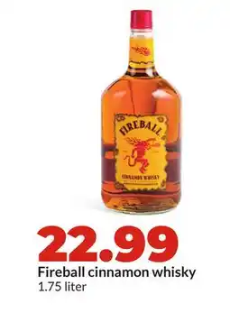 Hy-Vee Fireball cinnamon whisky offer