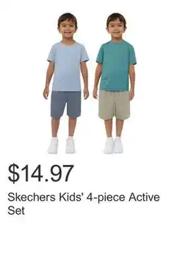 Costco Skechers Kids' 4-piece Active Set offer