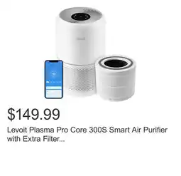 Costco Levoit Plasma Pro Core 300S Smart Air Purifier with Extra Filter Bundle offer