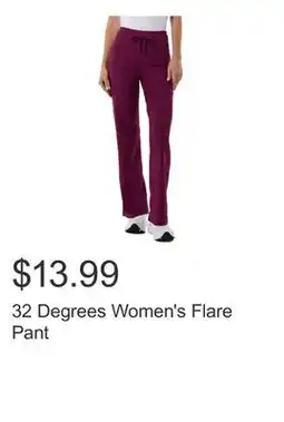 Costco 32 Degrees Women's Flare Pant offer