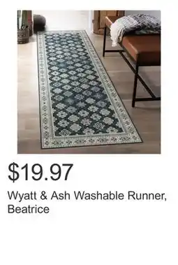 Costco Wyatt & Ash Washable Runner, Beatrice offer