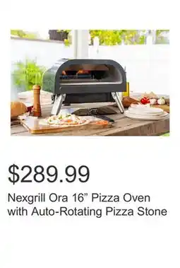 Costco Nexgrill Ora 16 Pizza Oven with Auto-Rotating Pizza Stone offer