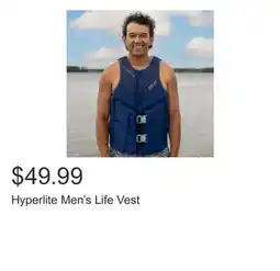 Costco Hyperlite Men's Life Vest offer