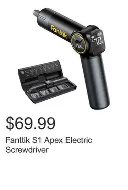 Costco Fanttik S1 Apex Electric Screwdriver offer