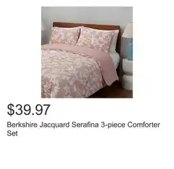 Costco Berkshire Jacquard Serafina 3-piece Comforter Set offer