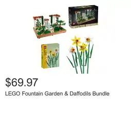 Costco LEGO Fountain Garden & Daffodils Bundle offer