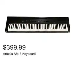 Costco Artesia AM-3 Keyboard offer