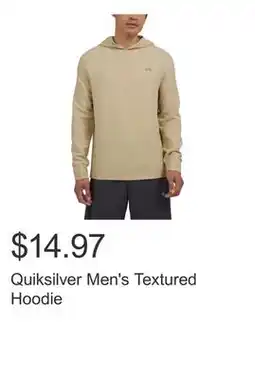 Costco Quiksilver Men's Textured Hoodie offer