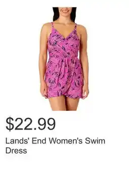 Costco Lands' End Women's Swim Dress offer