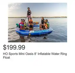 Costco HO Sports Mini Oasis 8' Inflatable Water Ring Float offer