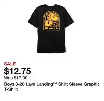 Belk Boys 8-20 Lava Landing Shirt Sleeve Graphic T-Shirt offer