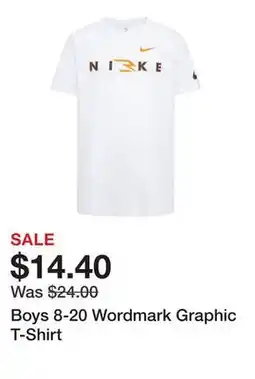 Belk Boys 8-20 Wordmark Graphic T-Shirt offer