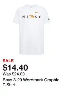 Belk Boys 8-20 Wordmark Graphic T-Shirt offer