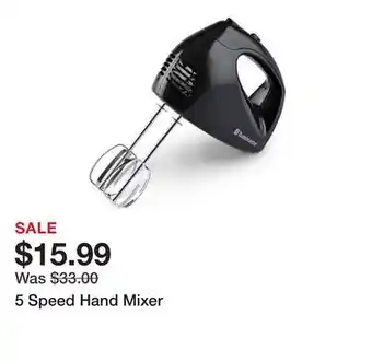 Belk 5 Speed Hand Mixer offer