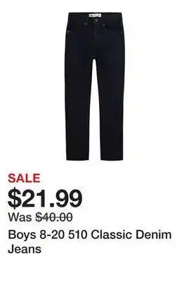 Belk Boys 8-20 510 Classic Denim Jeans offer
