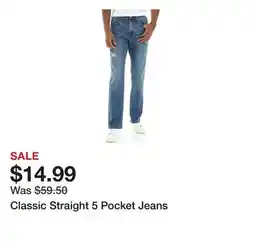 Belk Classic Straight 5 Pocket Jeans offer