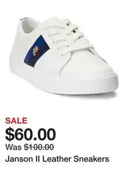 Belk Janson II Leather Sneakers offer