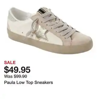 Belk Paula Low Top Sneakers offer