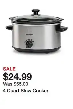 Belk 4 Quart Slow Cooker offer