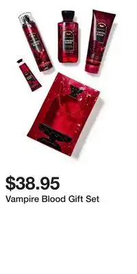 Bath & Body Works Vampire Blood Gift Set offer