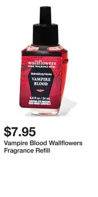 Bath & Body Works Vampire Blood Wallflowers Fragrance Refill offer
